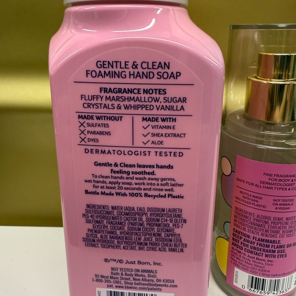 B&BW x PEEPS Marshmallow Bunny Body Care Tray and accessories bundle - Picture 7 of 9